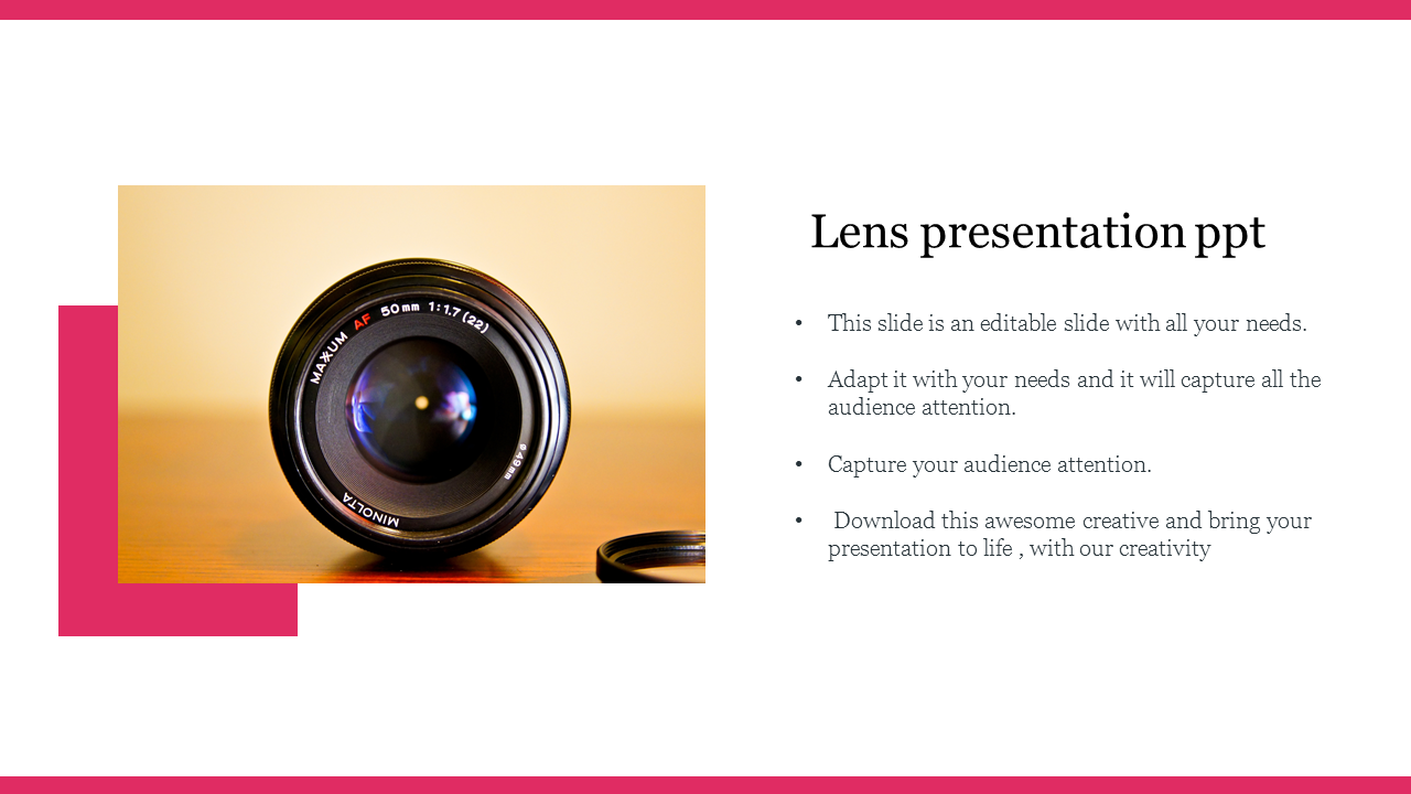 Lens presentation ppt 